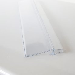 Cam Tezgah Raf Önü Etiketlik – Şeffaf Cam Fiyat Etiketi Profili | 100 cm
