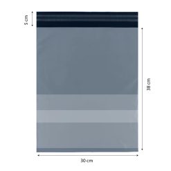 Kargo Poşeti 30x38+5 | Orta Boy Cepli ve Cepsiz