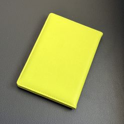 Fıstık yeşili suni deri promosyon defter arka kapağı