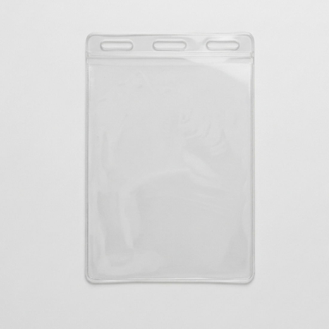 Plastik PVC Şeffaf Yaka Kartı Poşeti Dikey 9,5x14,5 cm - Görsel 8