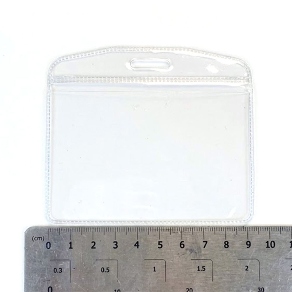 Plastik PVC Şeffaf Yaka Kartı Poşeti 8x9 cm (CR80) - Görsel 6