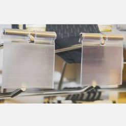 Raf Çubuğu Tel Etiketlik – Askı Kancalı Sistem – Şeffaf PVC