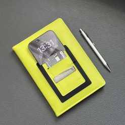 Telefon cepli isme özel defter ve lazer isim baskılı metal kalem